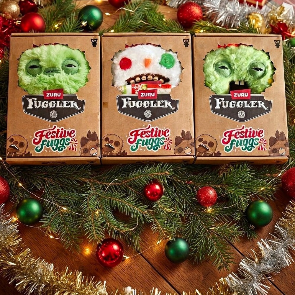 Zuru Fuggler Festive Fuggs Holiday Lot Bundle Set of 3 New In Box